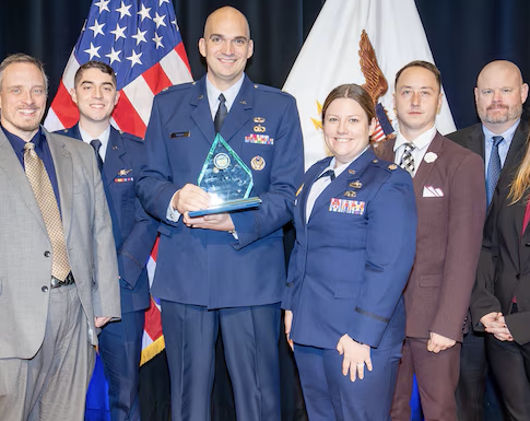 Group of People After Receiving an Award